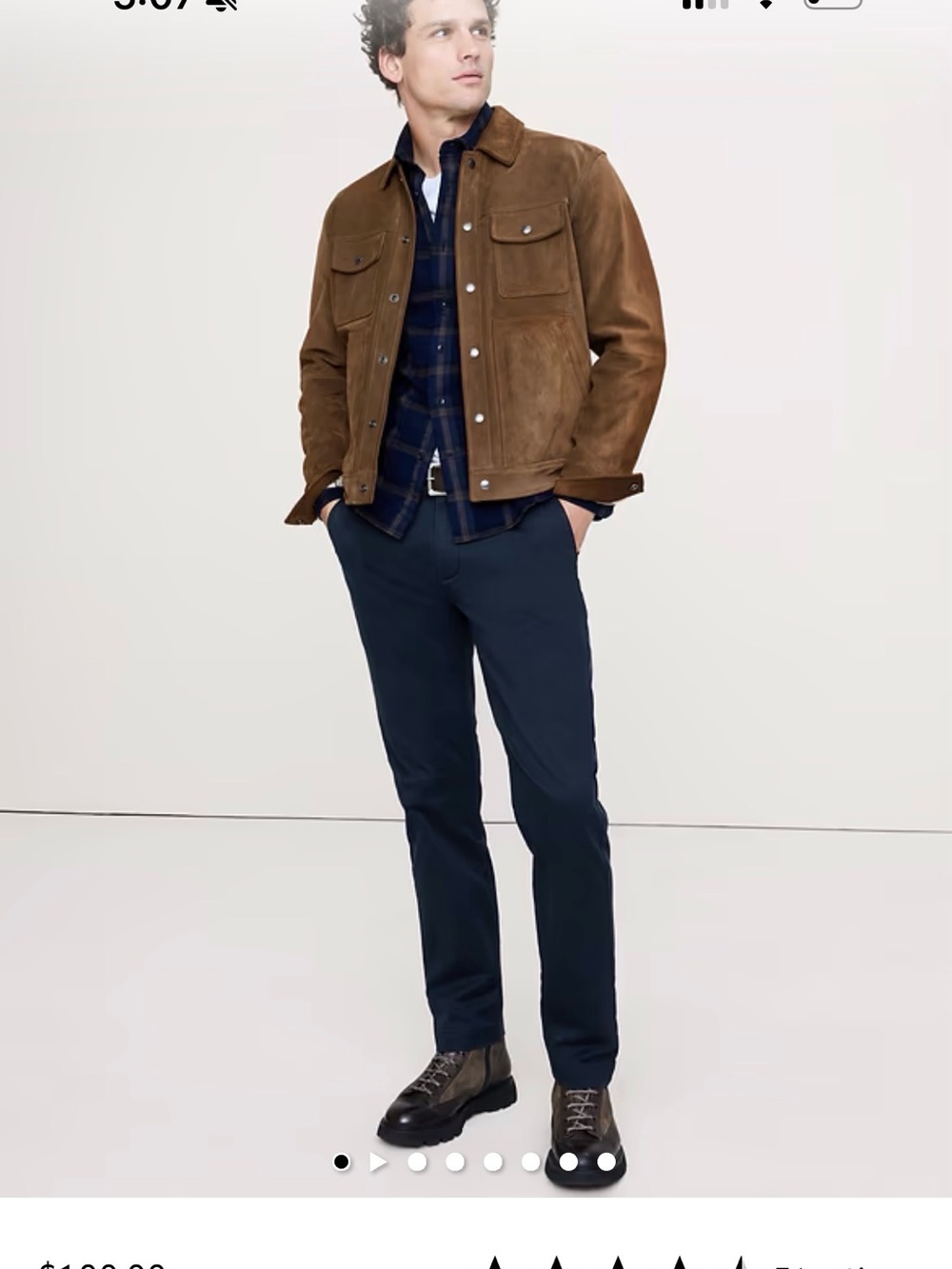 BR Slim Navy Chino Pants for Men - Clean Everyday Style